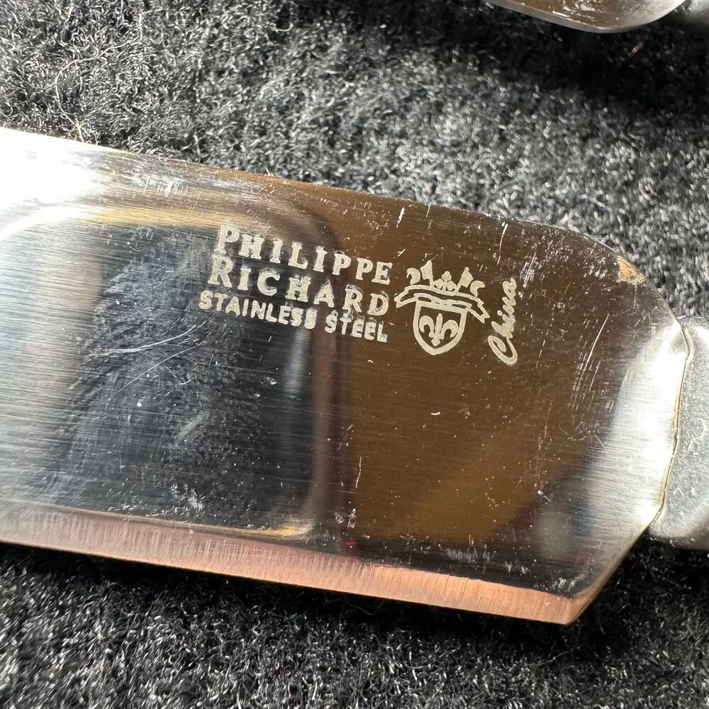 Philippe Richard Stainless Steel Cheese Knife Almond Blade Hard Parmesan Chisel